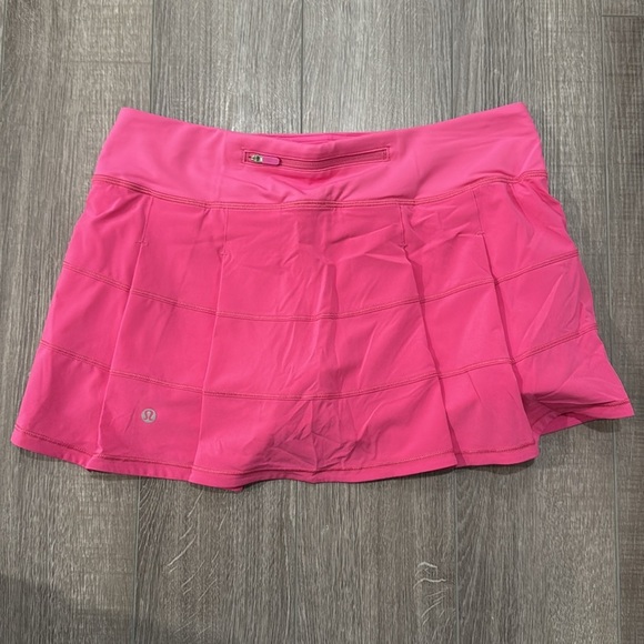 Lululemon Pace Rival Run Skirt | Sonic Pink | Size 8 (Sold Out Color!) - Picture 6 of 8